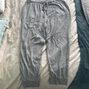 Cozy Gray Lounge Jogger Pants